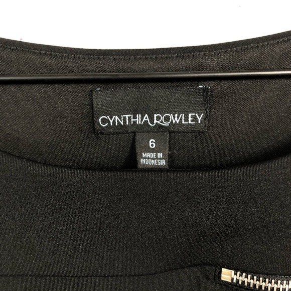 CYNTHIA ROWLEY Pleated Fit and Flare Dress, size 6 - Picture 6 of 8